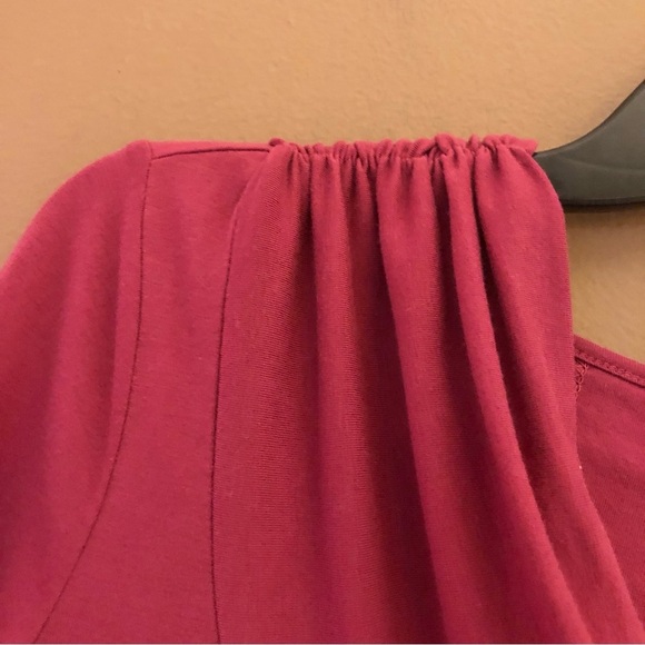 Lole Lola Tunic Long‎ Sleeve Asymmetric Dress Fuchsia Pink Purple Small - Picture 5 of 8